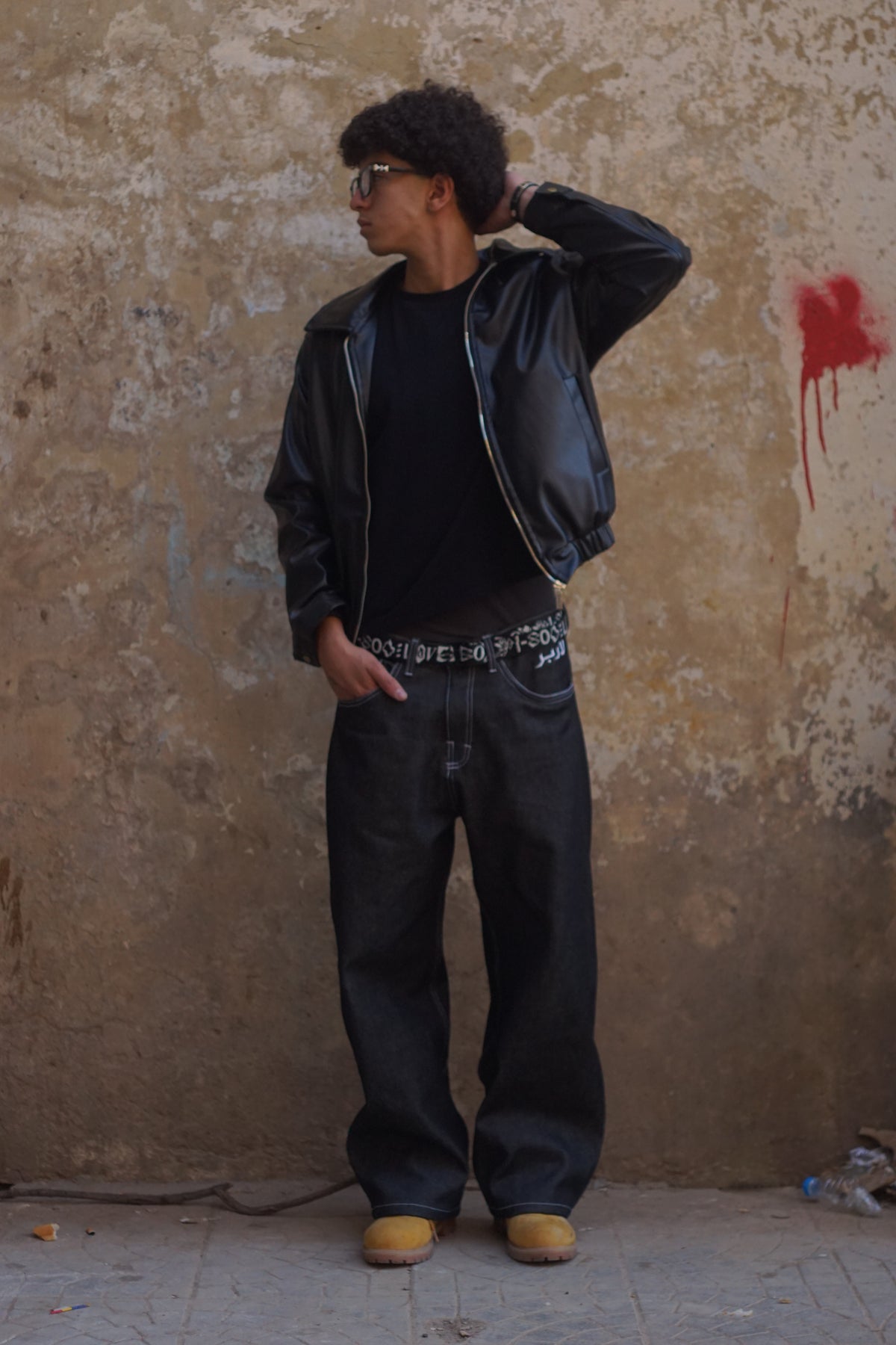 Baggy Raw Denim Jeans