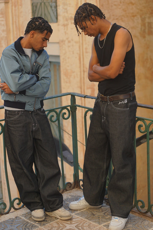Baggy Raw Denim Jeans