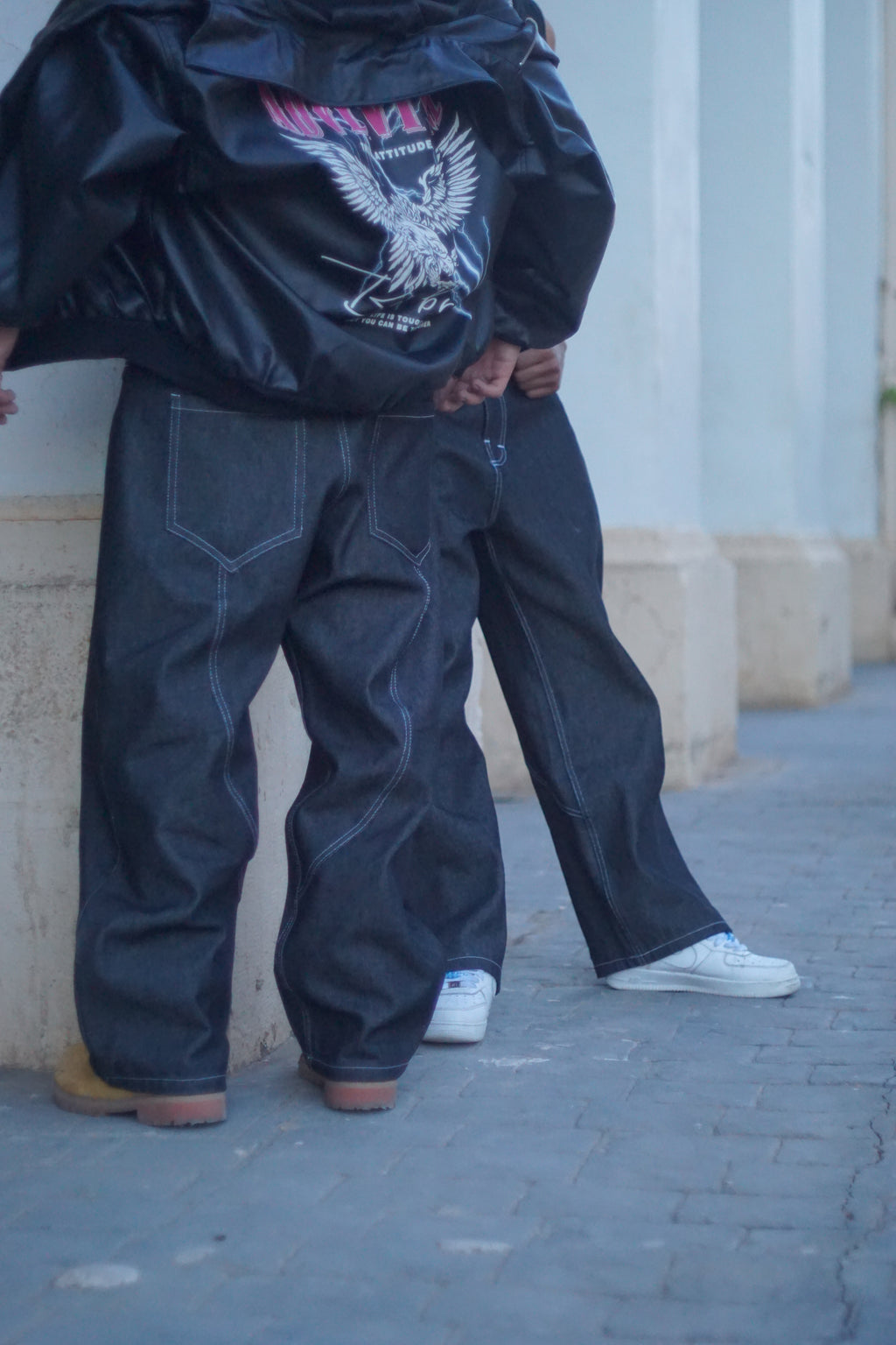 Baggy Raw Denim Jeans